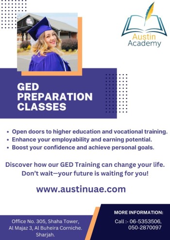 GED Classes With Big Offer in Sharjah 050-2870097