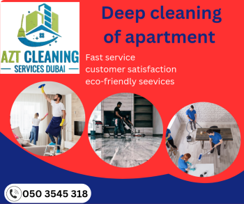 Apartment deep cleaning services in Dubai.