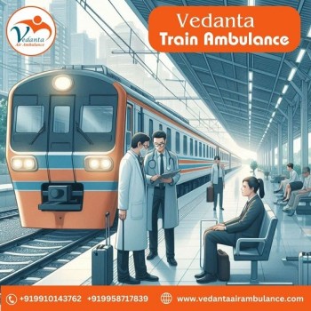 Non Risky Journey Is Presented By Vedanta Train Ambulance Service In Mumbai 