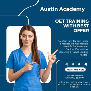 OET Classes With Best Offer in Sharjah 050-2870097