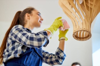 Chandelier Cleaning in Abu Dhabi - Infinity Services