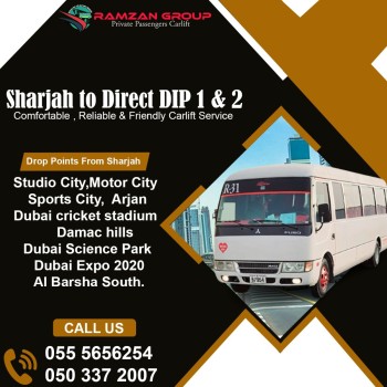 Sharjah to DIP Motor city JVC IMPZ 055 5656254  