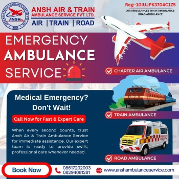 Fast Ansh Air Ambulance Service In Ranchi Heps Patients