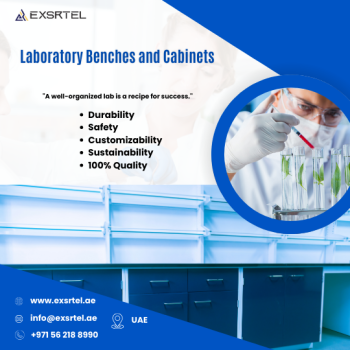 Lab benches and cabinets suppliers in UAE.