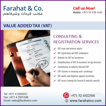 VAT Registration in UAE | VAT Consultant in UAE