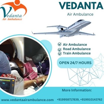 Get Reliable Vedanta Air Ambulance Service in Bhubaneswar with Medical Facility