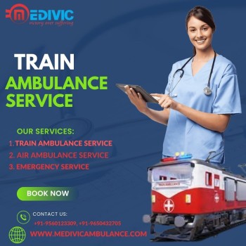 For whatever healthcare needs, pick Medivic Train Ambulance Service in Ranchi