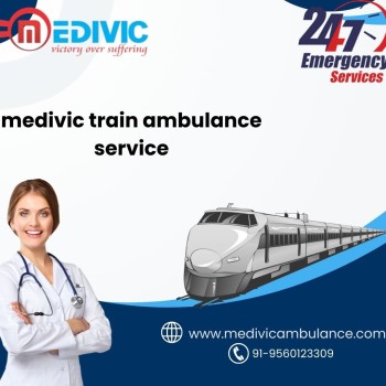 Medivic Train Ambulance Service in Bangalore provides easy accessibility