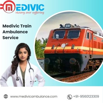 In-train doctor and staff is provided by Medivic Train Ambulance Service in Guwahati