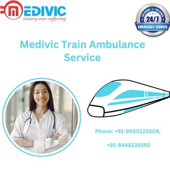 Medivic Train Ambulance Service in Chennai provides medical supervision for travel