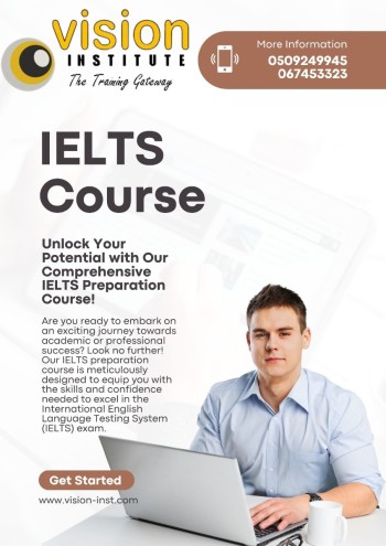 IELTS Coaching at Vision Institute. Call 0509249945