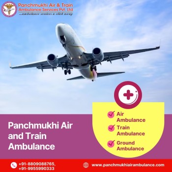 Book Panchmukhi Air Ambulance Services in Patna with Well-Qualified Medical Personnel