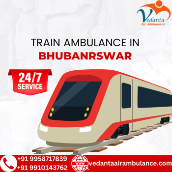 Train Ambulance Service in Bhubaneswar|Medical Transfer via Train