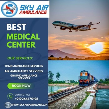 People are Choosing Sky Train Ambulance Services in Nagpur due to its Convenience