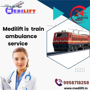 The Medilift Train Ambulance in Bhopal Handles Call with Utmost Seriousness