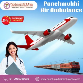 With Life-Saving Medical Tools Use Panchmukhi Air Ambulance Services in Guwahati