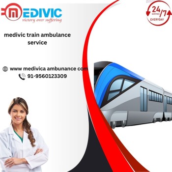 Select Medivic Train Ambulance Service in Guwahati for Convenient Travel