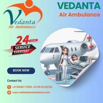 Book Vedanta Air Ambulance Service in Indore for Superb Medical Service at an Affordable Price