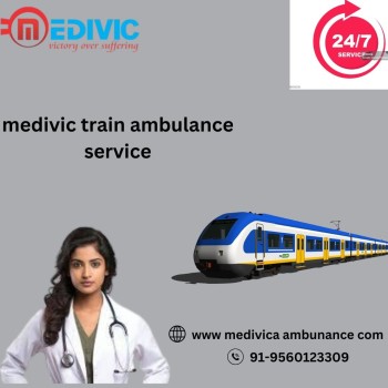 For 100% Intact Transfer Pick Medivic Train Ambulance in Mumbai