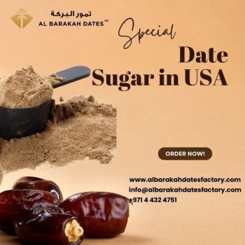 Buy Organic Date Sugar in USA - Al Barakah Dates Factory