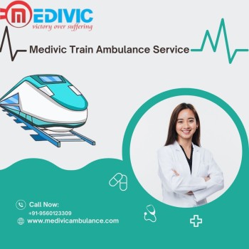 For Pain-free service Book Medivic Train Ambulance Services in Ranchi