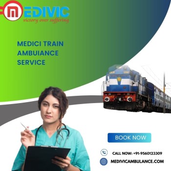 Medivic Train Ambulance Service in Nagpur Acts as an ICU with Better life-support Facilities