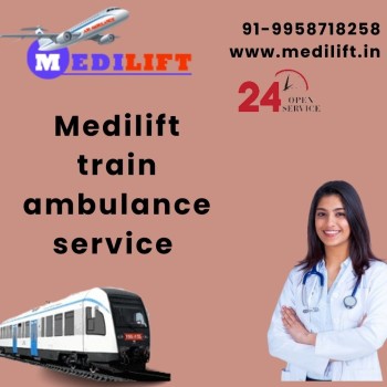 Medilift Train Ambulance patna- Safe & Quick Patient Transfer across Cities