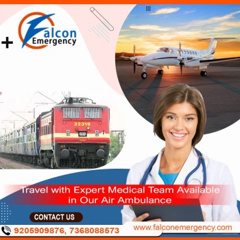 Avoid Delays by using the Falcon emergency Train Ambulance Service in Delhi