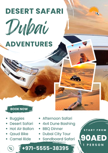 Desert Safari Dubai Adventures | +971 55 553 8395