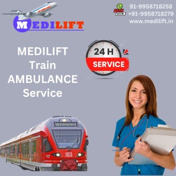 Get a Medilift Train Ambulance in Bangalore with a Top-notch Relocation Service