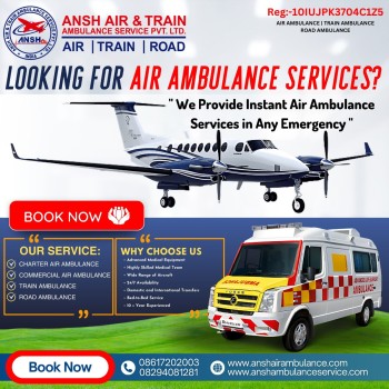 Frequent Flight Is Ready Here! Ansh Air Ambulance in Patna Shifts Patients