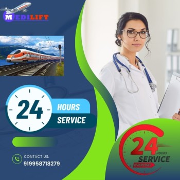 Medilift Provides Train Ambulance Service in Ranchi at Best Price