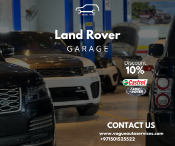 Range Rover and Land Rover maintenance garage in Dubai