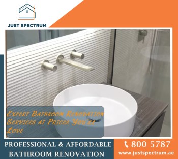 Professional and Affordable Bathroom Renovation Services in Dubai