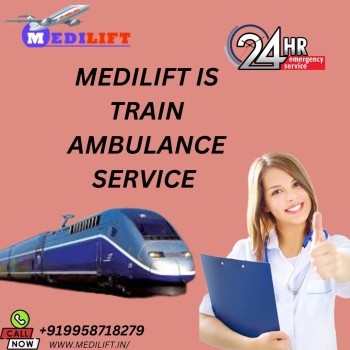 Take advantage of Medilift Train Ambulance in Patna superb travel-related services