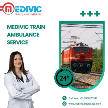 Medivic Train Ambulance Service provide Medical Professionals on board in Guwahati 