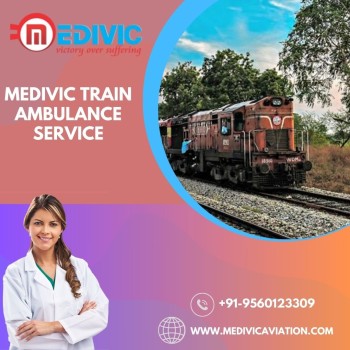 Medivic Train Ambulance Service in Kolkata- On-board Check-up Available