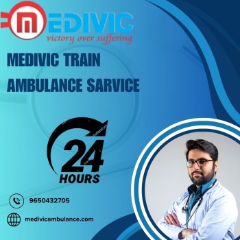 Choose Medivic Train Ambulance Service in Bangalore for Transporting a Serious Sick Patient