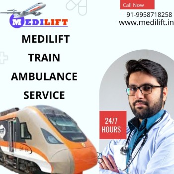  For Comfortable and Secure Transfers Avail of Medilift Train Ambulance in Kolkata