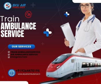 Sky Train Ambulance in Gorakhpur Gives Professional Medical Assistance Onboard 