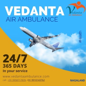 Affordable air ambulance in Nagaland. That provide best services all over world 