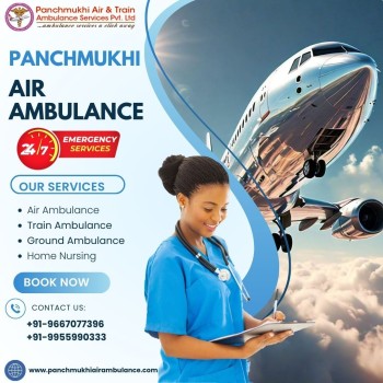 For Well-Maintained Medical Resources Avail of Panchmukhi Air Ambulance Services in Patna 