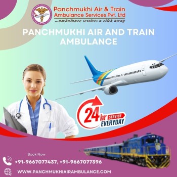 To Shift Patients Carefully Hire Panchmukhi Air and Train Ambulance Services in Indore