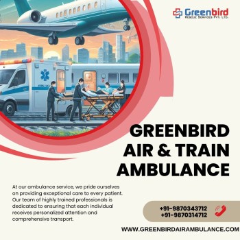 Greenbird Air and Train Ambulance Services in Udaipur Provides Discomfort Free Medical Transport