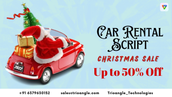 Car Rental Script - Christmas Offer: Up to 50% Off on Rentals