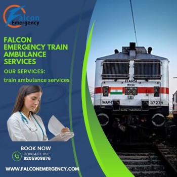 Falcon Train Ambulance in Ranchi Gives the Best Possible Quality Care