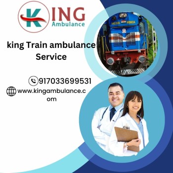 Avail of top-class King Train Ambulance Service in Mumbai with high-tech medical setup