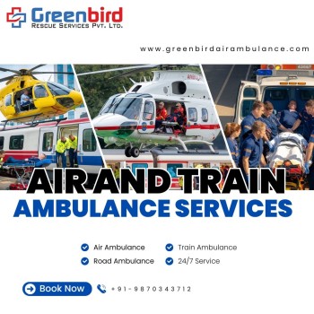  Lifesaving Medical Transport with Greenbird Air and Train Ambulance Services in Mumbai