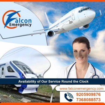 Falcon Emergency Train Ambulance Service in Guwahati is a Lifesaving Solution