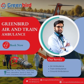 Hire the best Air and Train Ambulance Service in Rajkot without Out-of-pocket budget